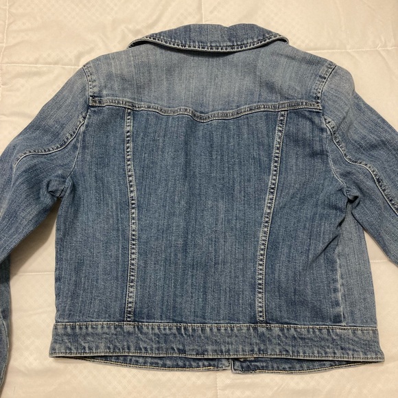 Elle crop denim jacket size medium - Picture 4 of 5